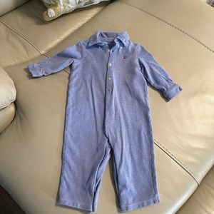 Big Pony Cotton Mesh Polo Coverall